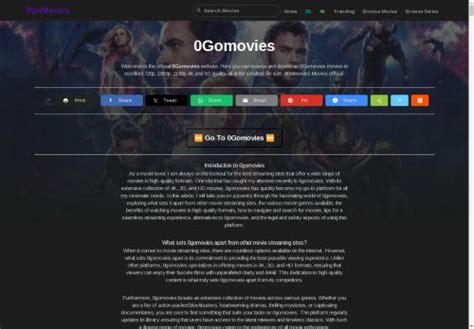 0gomovies official site